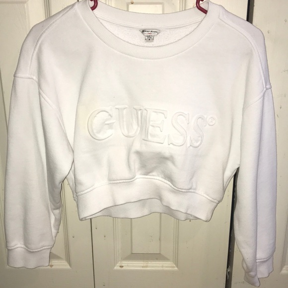 guess cropped sweater